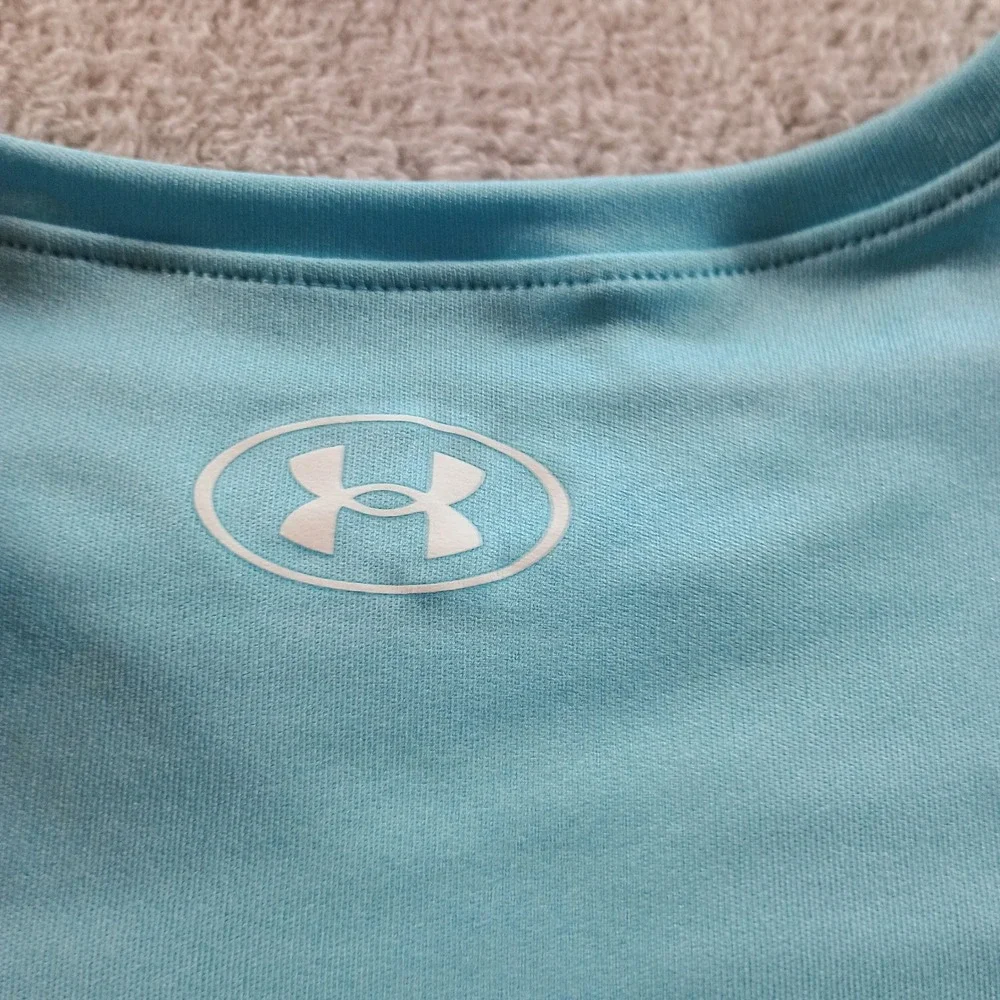 Under Armour Kids Graphic Tee Blue Youth XL Short Sleeve Loose Fit Shirt